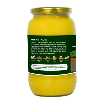 SHUDHAKOS A2 Gir Cow Ghee 1L