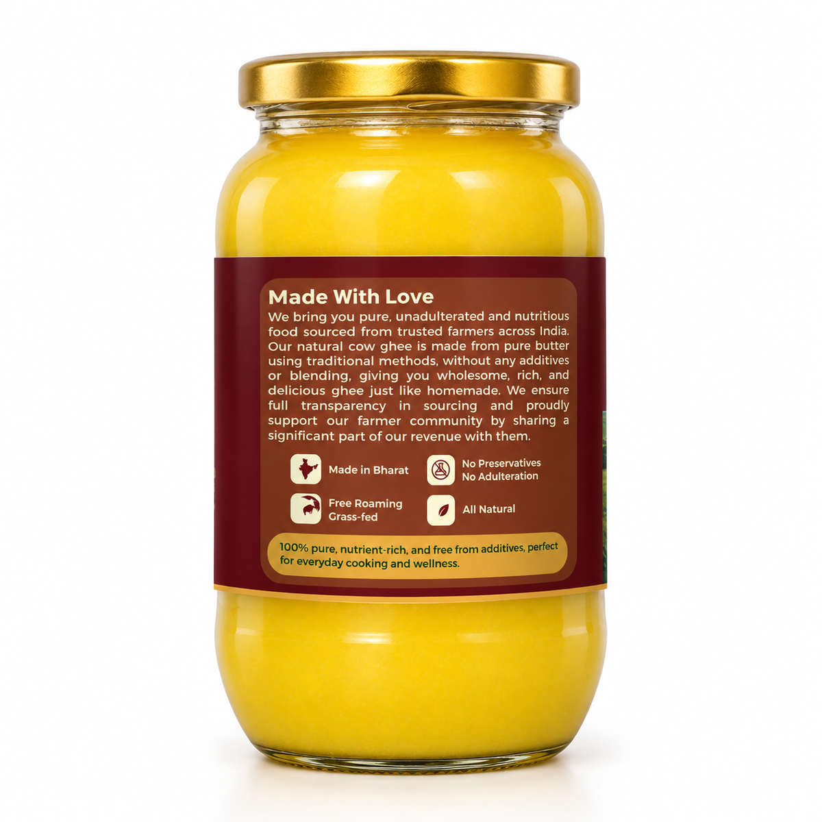 SHUDHAKOS Pure Cow Ghee 1L PO2