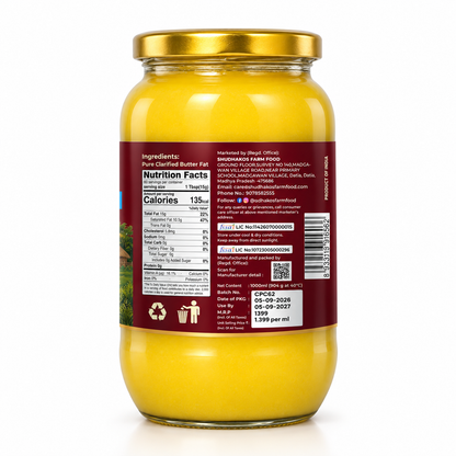 SHUDHAKOS Pure Cow Ghee 1L PO2